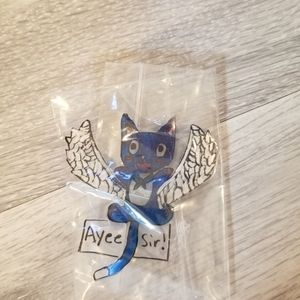 Happy Shrinky Dinks pin